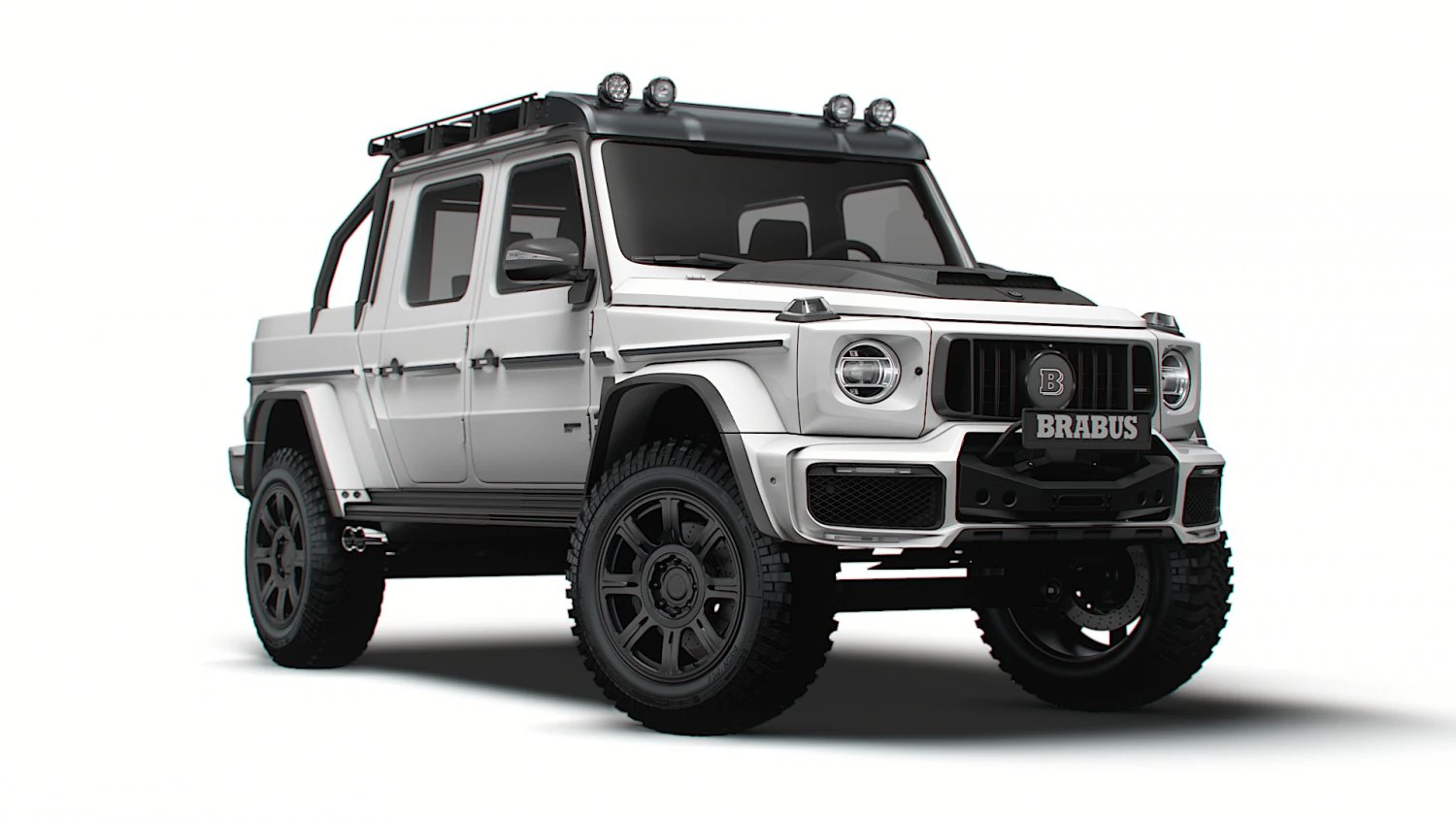 Brabus 800 Adventure XLP Superwhite 2022 3D Model .c4d .max .obj .3ds .fbx .stl .blend 