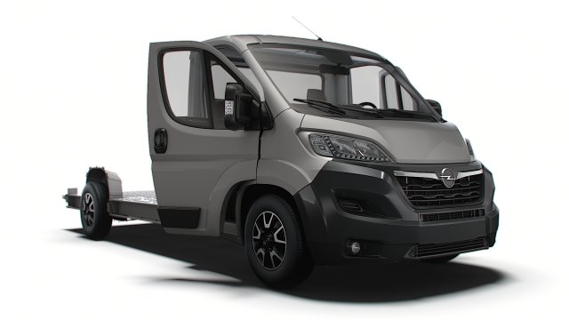 Opel Movano 3540 L4 PlatformCab HQInterior 2023 3D Модель .c4d .max .obj .3ds .fbx .stl .blend 