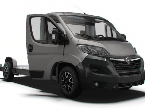 Opel Movano 3540 L4 PlatformCab HQInterior 2023 Modelo 3D