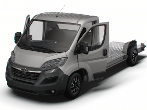 Opel Movano 3540 L4 PlatformCab HQInterior 2023 3D Модель