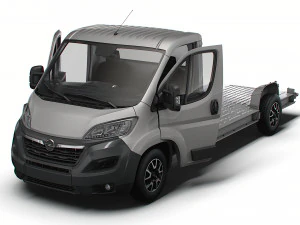 Opel Movano 3540 L4 PlatformCab HQInterior 2023 3D Model