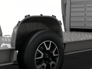 Opel Movano 3540 L4 PlatformCab HQInterior 2023 3D Model