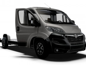 Opel Movano 3540 L4 PlatformCab HQInterior 2023 3D Модель