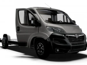 Opel Movano 3540 L4 PlatformCab HQInterior 2023 3D Model