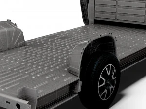 Opel Movano 3540 L4 PlatformCab HQInterior 2023 3D Model