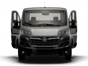 Opel Movano 3540 L4 PlatformCab HQInterior 2023 3D Модель