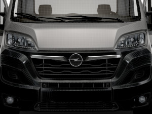 Opel Movano 3540 L4 PlatformCab HQInterior 2023 3D Модель