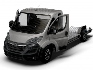 Opel Movano 3540 L4 PlatformCab HQInterior 2023 3D Модель