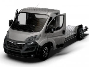 Opel Movano 3540 L4 PlatformCab HQInterior 2023 3D Model