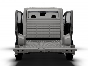 Opel Movano 3540 L4 PlatformCab HQInterior 2023 3D Модель