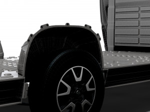 Opel Movano 3540 L4 PlatformCab HQInterior 2023 3D Модель