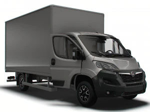 Opel Movano Caixa HQ Interior 4300WB 2023 Modelo 3D