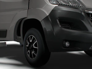 Opel Movano Caixa HQ Interior 4300WB 2023 Modelo 3D