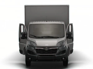 Opel Movano Caixa HQ Interior 4300WB 2023 Modelo 3D