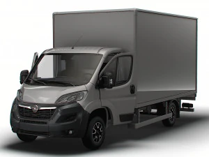 Opel Movano Caixa HQ Interior 4300WB 2023 Modelo 3D