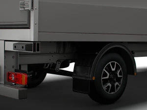 Opel Movano Caixa HQ Interior 4300WB 2023 Modelo 3D