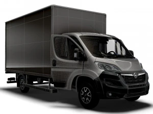 Opel Movano Caixa HQ Interior 4300WB 2023 Modelo 3D