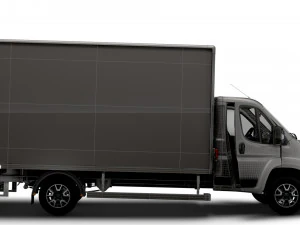 Opel Movano Caixa HQ Interior 4300WB 2023 Modelo 3D