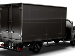 Opel Movano Caixa HQ Interior 4300WB 2023 Modelo 3D