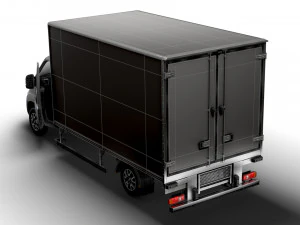 Opel Movano Caixa HQ Interior 4300WB 2023 Modelo 3D