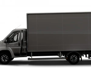 Opel Movano Caixa HQ Interior 4300WB 2023 Modelo 3D