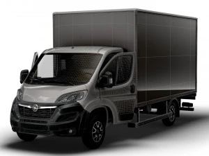 Opel Movano Caixa HQ Interior 4300WB 2023 Modelo 3D