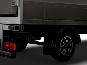 Opel Movano Caixa HQ Interior 4300WB 2023 Modelo 3D