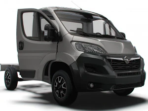 Opel Movano Chassis HQ Interior SCab 3000WB 2023 Modelo 3D