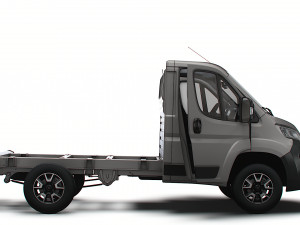 Opel Movano Chassis HQInterior SCab 3000WB 2023 Modello 3D