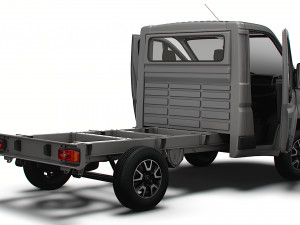 Opel Movano Chassis HQInterior SCab 3000WB 2023 Modello 3D