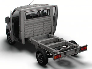 Opel Movano Telaio HQInterni SCab 3000WB 2023 Modello 3D