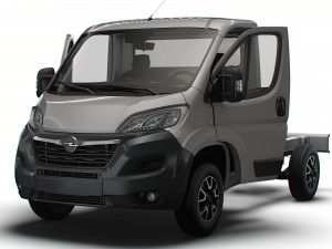 Opel Movano Chassis HQInterior SCab 3000WB 2023 Modello 3D