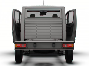 Opel Movano Chassis HQInterior SCab 3000WB 2023 Modello 3D