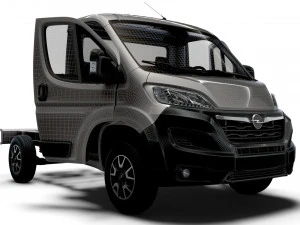 Opel Movano Telaio HQInterni SCab 3000WB 2023 Modello 3D