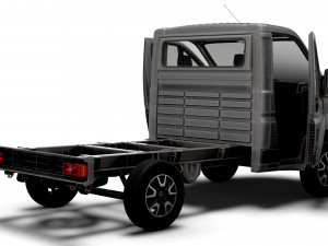Opel Movano Chassis HQInterior SCab 3000WB 2023 Modello 3D