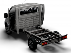 Opel Movano Chassis HQInterior SCab 3000WB 2023 Modello 3D