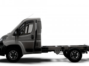 Opel Movano Chassis HQInterior SCab 3000WB 2023 Modello 3D