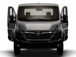 Opel Movano Chassis HQInterior SCab 3000WB 2023 Modello 3D
