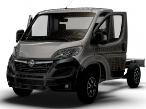 Opel Movano Chassis HQInterior SCab 3000WB 2023 Modello 3D