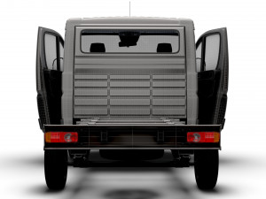 Opel Movano Chassis HQInterior SCab 3000WB 2023 Modello 3D