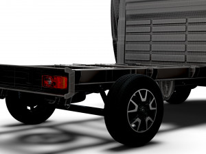 Opel Movano Chassis HQInterior SCab 3000WB 2023 Modello 3D