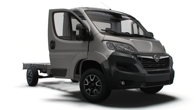Opel Movano Chassis HQInterior SCab 3800WB 2023 Modèle 3D .c4d .max .obj .3ds .fbx .stl .blend 