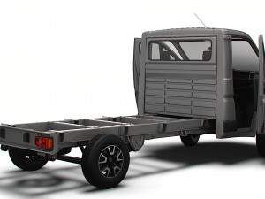 Opel Movano Chassis HQInterior SCab 3800WB 2023 Modèle 3D