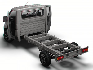Opel Movano Chassis HQInterior SCab 3800WB 2023 Modèle 3D