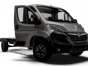 Opel Movano Chassis HQInterior SCab 3800WB 2023 Modèle 3D