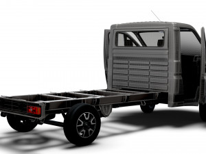 Opel Movano Chassis HQInterior SCab 3800WB 2023 Modèle 3D