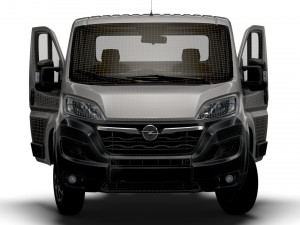 Opel Movano Chassis HQInterior SCab 3800WB 2023 Modèle 3D