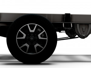 Opel Movano Chassis HQInterior SCab 3800WB 2023 Modèle 3D