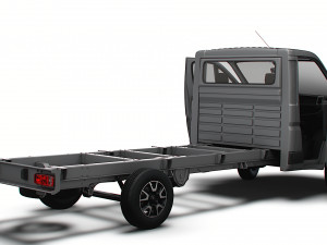 Opel Movano Chassis HQInterior SCab 4035WBXL 2023 Modelo 3D
