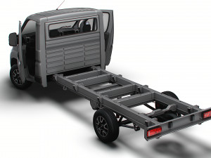 Opel Movano Chassis HQInterior SCab 4035WBXL 2023 Modelo 3D